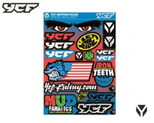 YCF A4 LOGO STICKER KIT STSVYCF-01