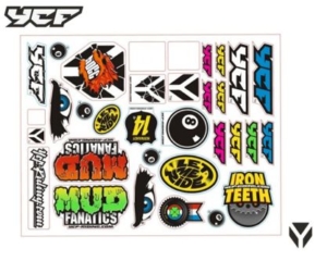 YCF LOGO STICKER KIT STSVYCF