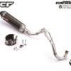 YCF Factory Racing Single Auspuffanlage YC110-136-07-BK