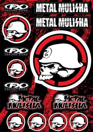 STICKERSET METAL MULISHA 14-68052