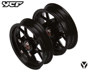 YCF Supermoto Billet Felgen Set - 10" YC110-0625-01-BK | 12" YC110-0626-01-BK