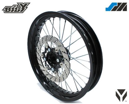 BIGY Supermoto 17" Vorderrad YC110-0601-32-BK