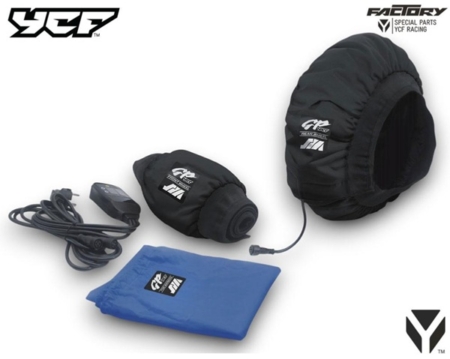 Mini GP und Supermoto YCF Reifenwärmer Kit YC110-1125-01-BK