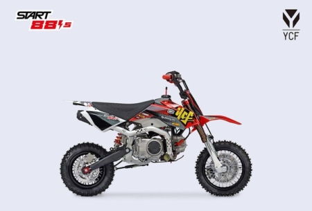 YCF START F88SE LIMITED RED Pitbike Elektro Start 25-START-88SE-LTRD